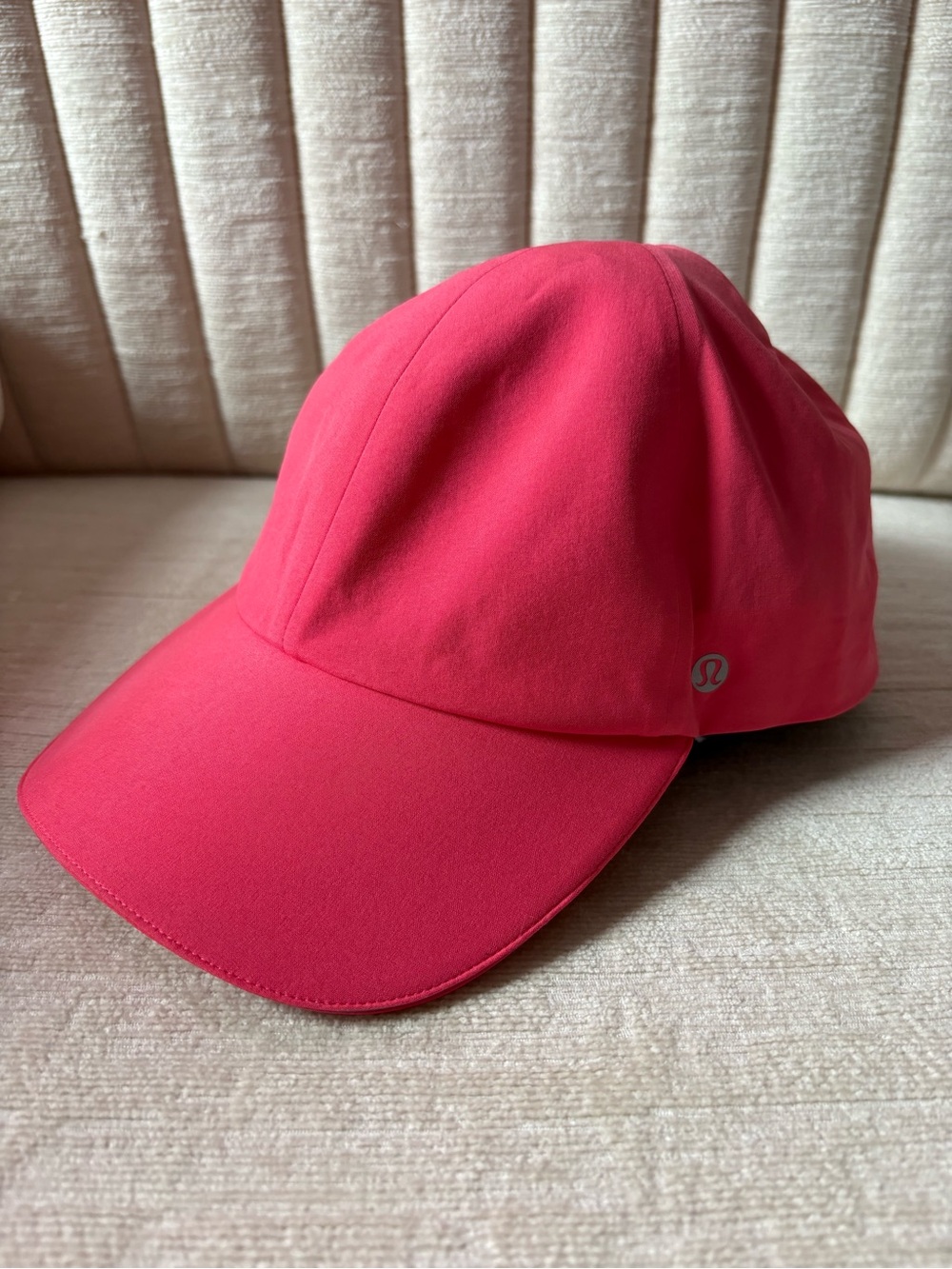 Lululemon Fast and Free Running Hat Pink Adjustable Strap Cap L/XL